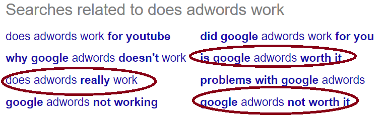 Googel Search Results Alternative